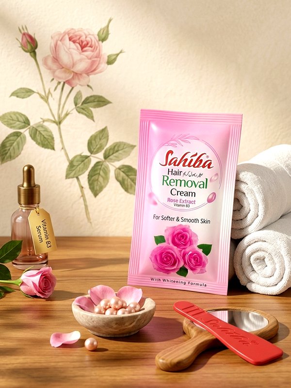 Rose Extract 1 Sahiba Hair Removal Cream-Rose